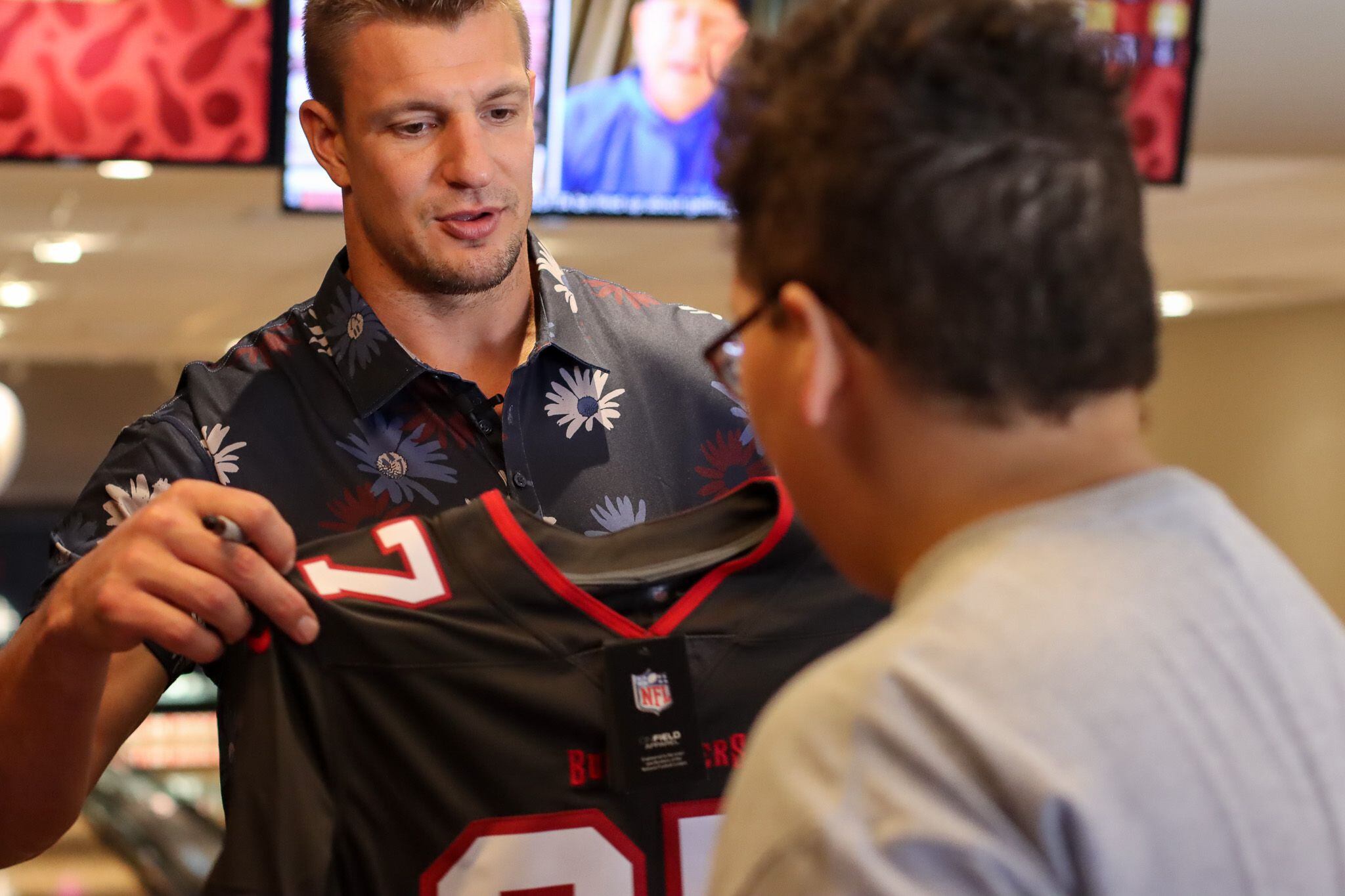 Gronk Fulfills Wish In Melrose