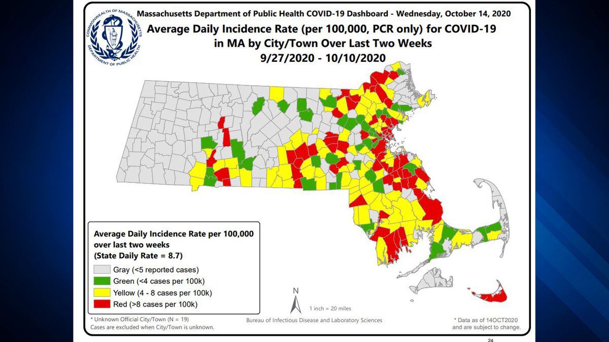 DPH: 63 communities now considered 'high-risk' zones for ...