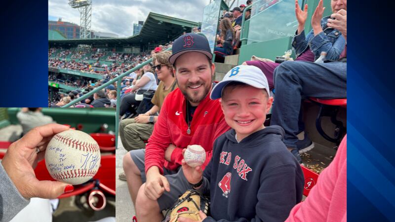 Jumbotron captures young Red Sox fan's meltdown after brother throws foul  ball back – NBC Boston