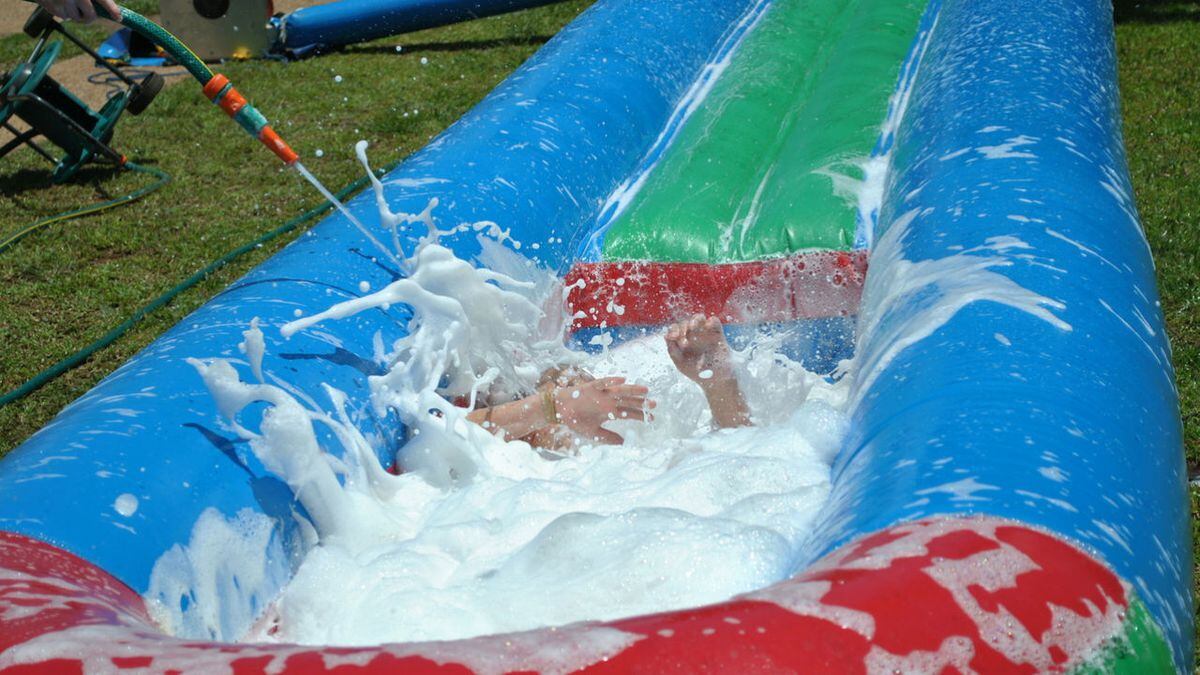 Nursing Home Sets Up Slip N Slide For Residents