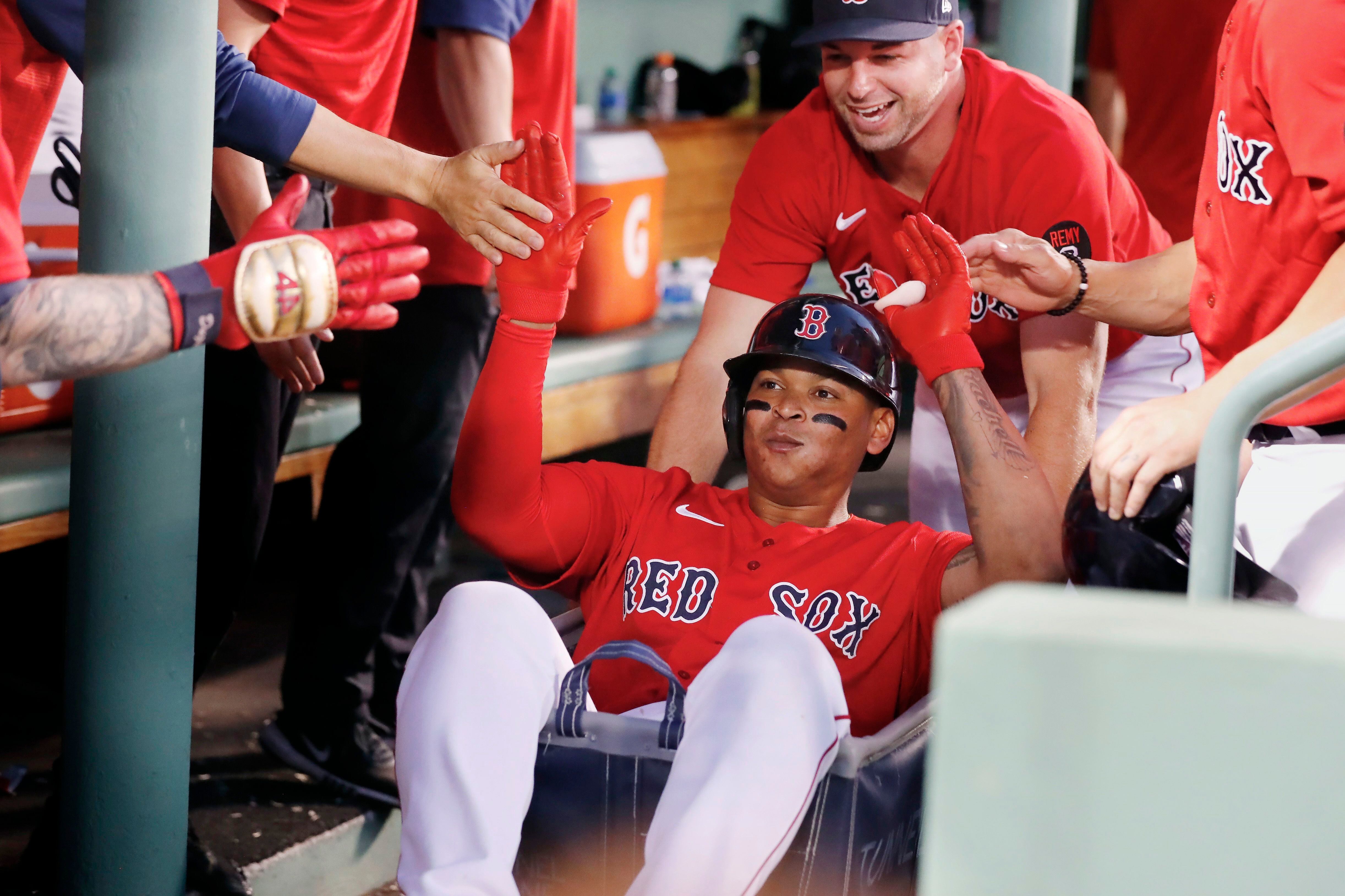 Devers backs Pivetta's strong start as Red Sox rout A's 6-1