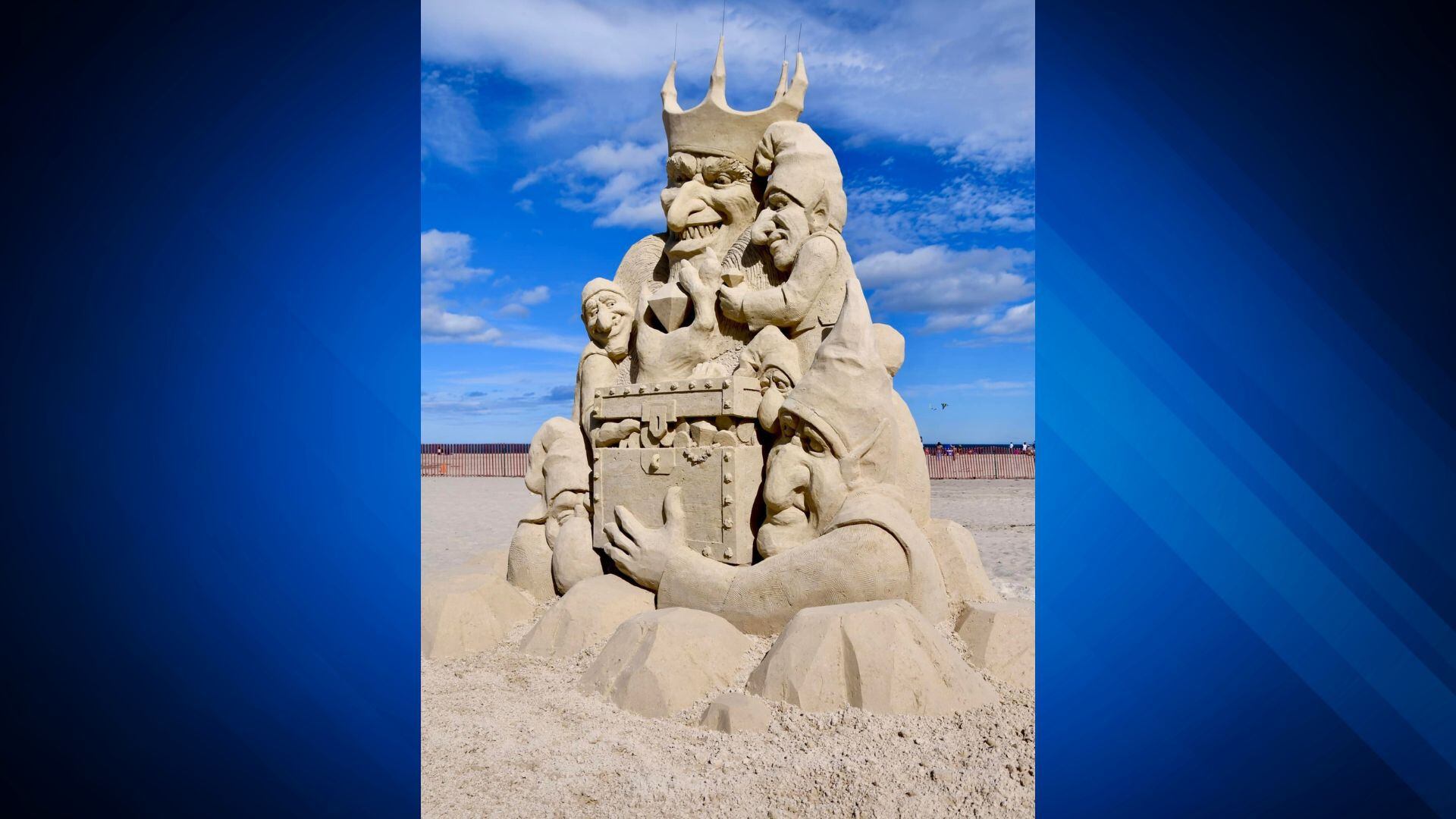 Here are winning sand sculptures at 2022 Hampton Beach Classic