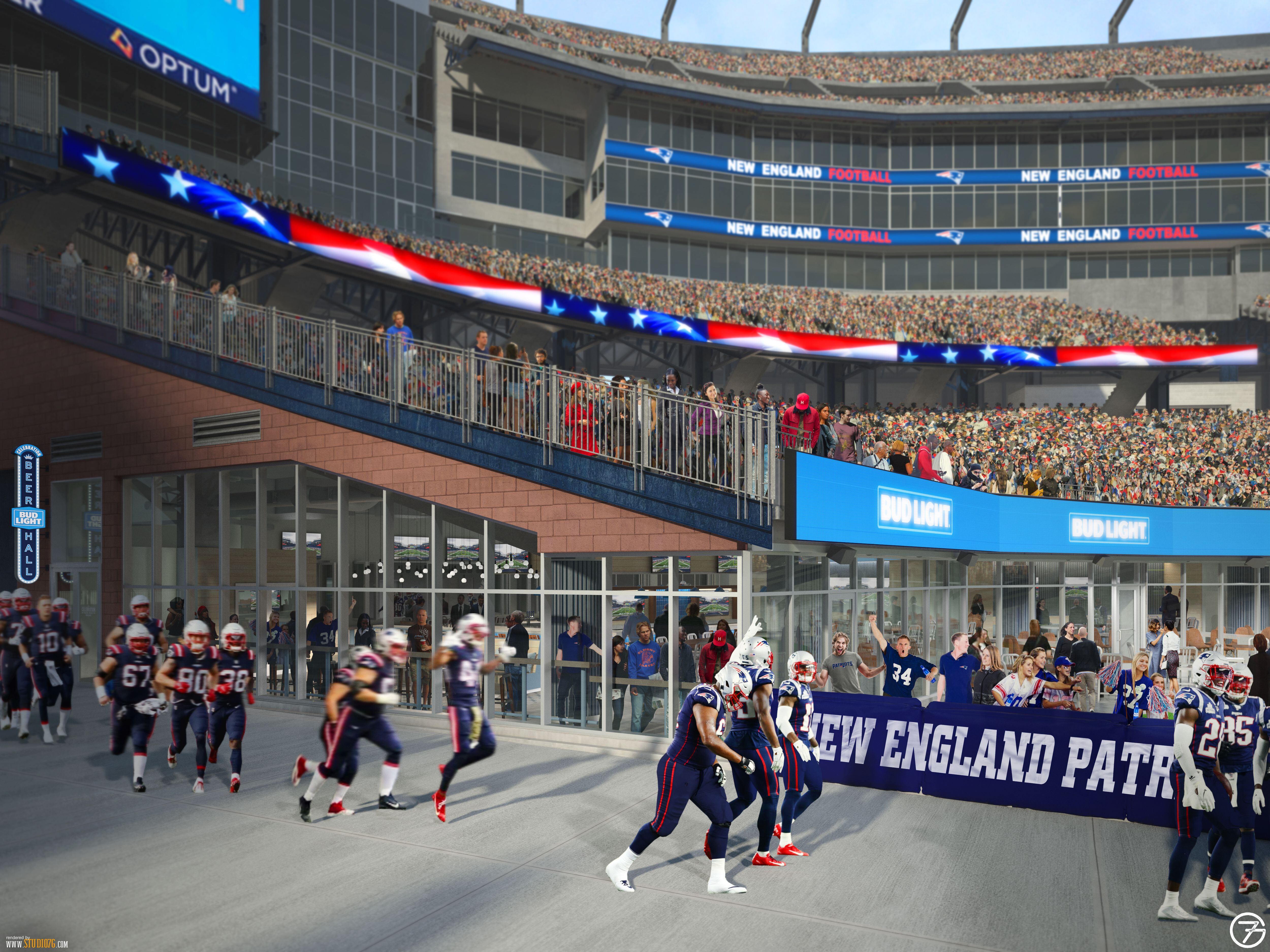 Sneak preview of new upgrades at Gillette Stadium ahead of 2023 NFL season  – Boston 25 News