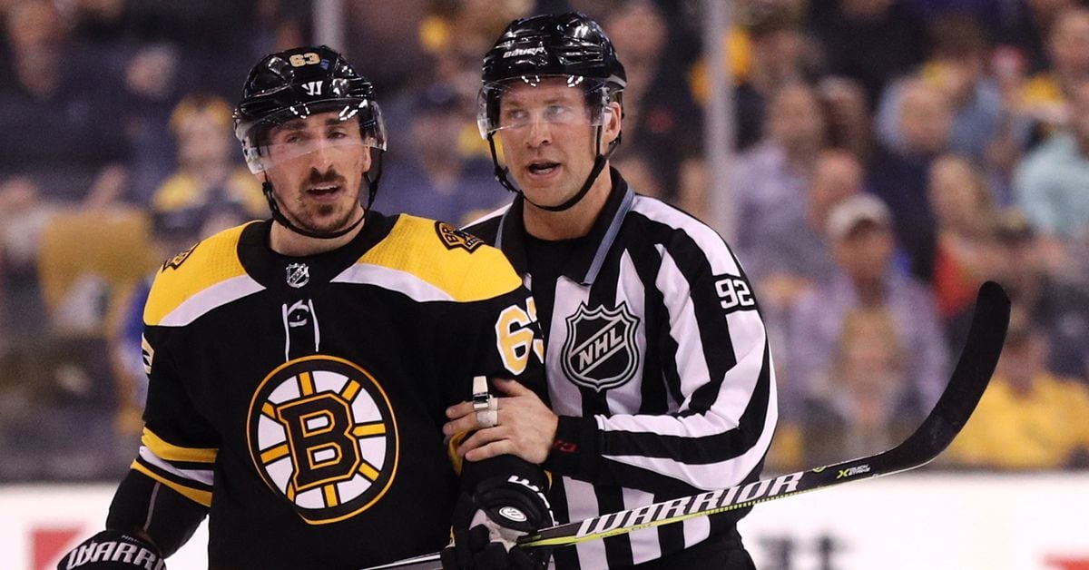 Brad Marchand formally warned after licking Ryan Callahan's face