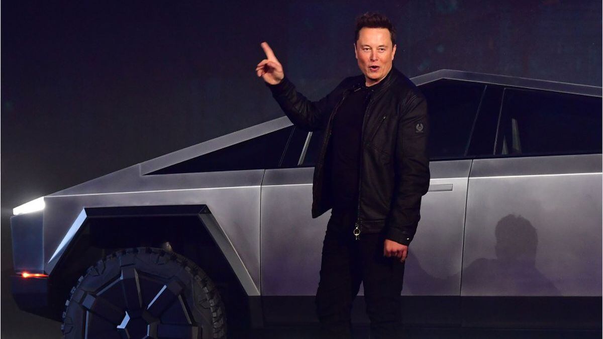 Elon Musk Unveils Futuristic Tesla Pickup Cybertruck And