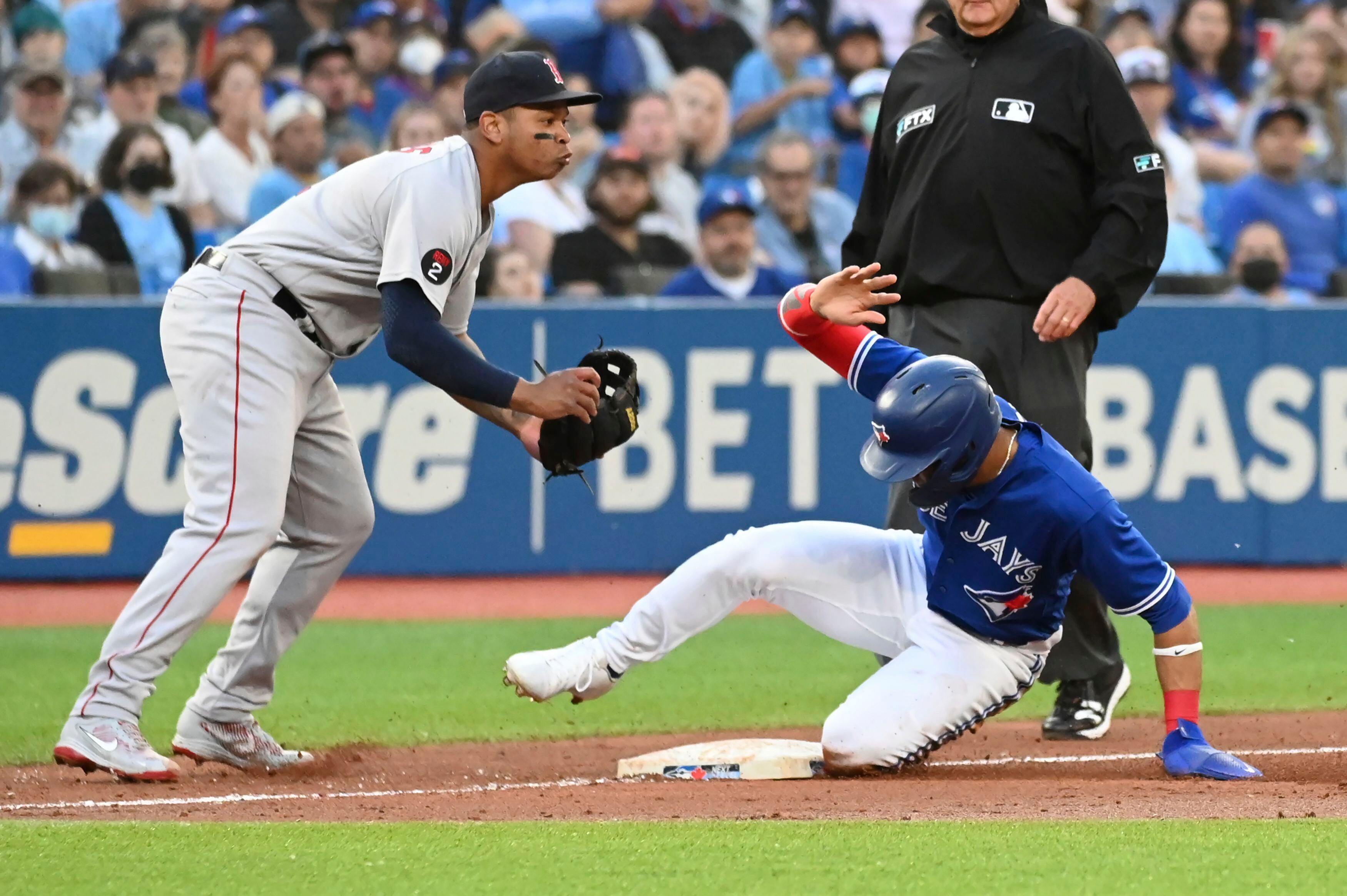 Blue Jays peck away at James Paxton as Red Sox drop series opener