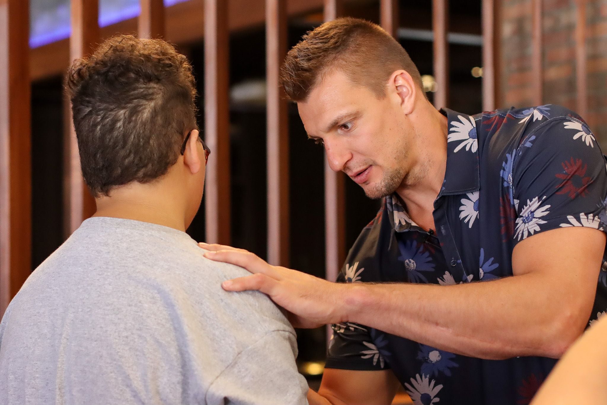 Gronk Fulfills Wish In Melrose