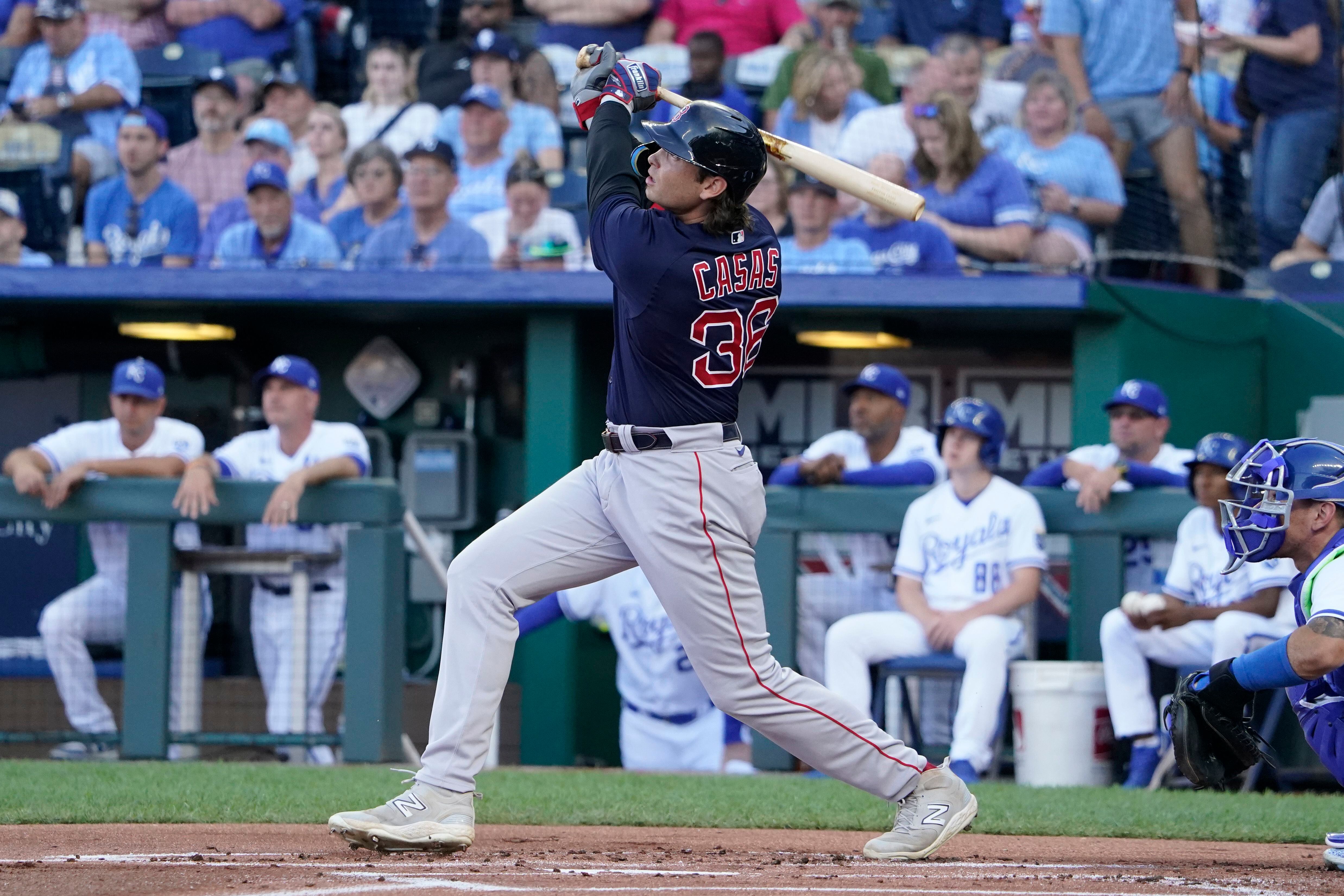 Triston Cases' homer, Alex Verdugo's 3 hits lead the Red Sox to a 9-5 win  over the Royals