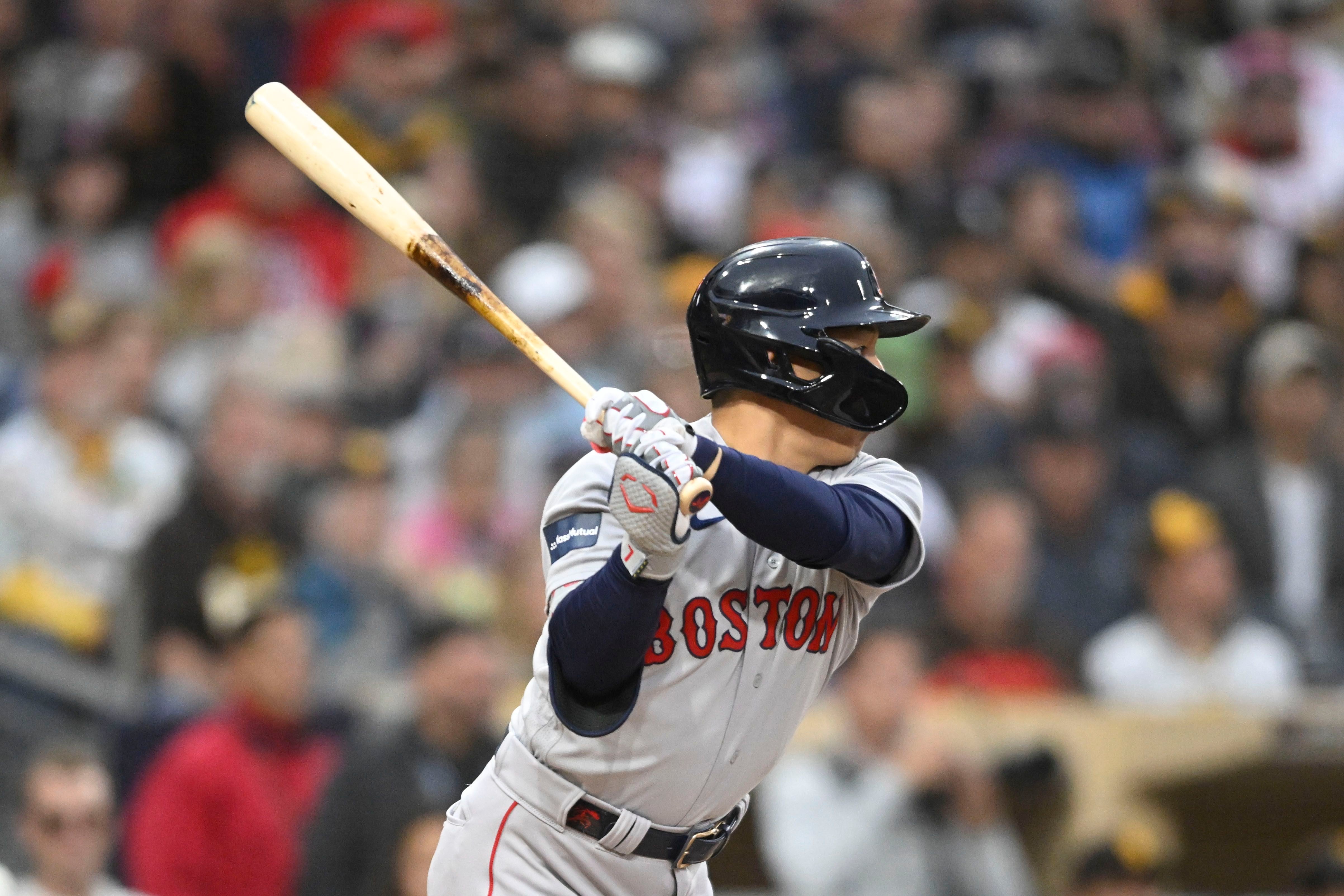 Devers homers twice, drives in 4 as Red Sox beat staggering