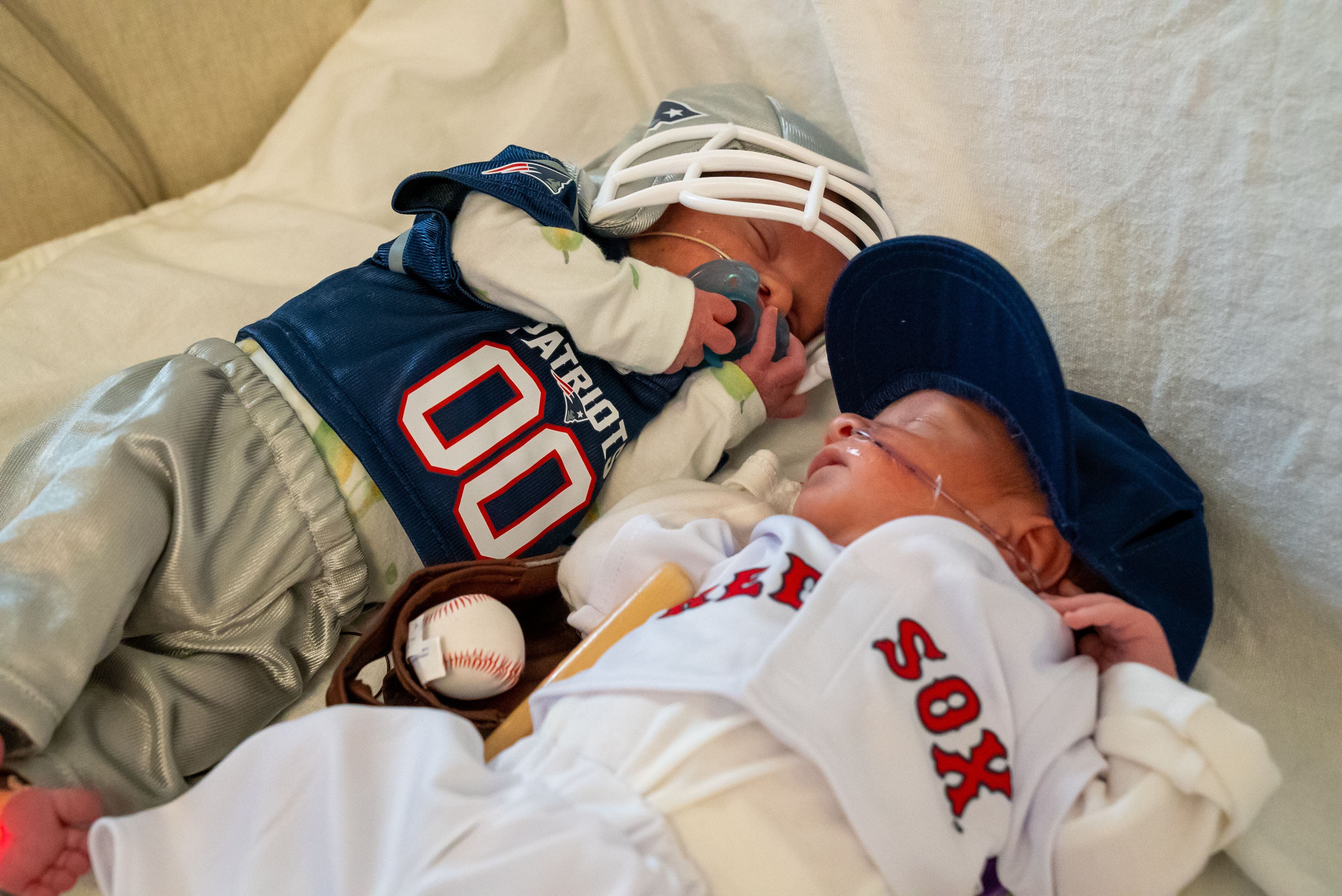 NICU Babies Outfitted With Patriots Gear At Brigham And Women's