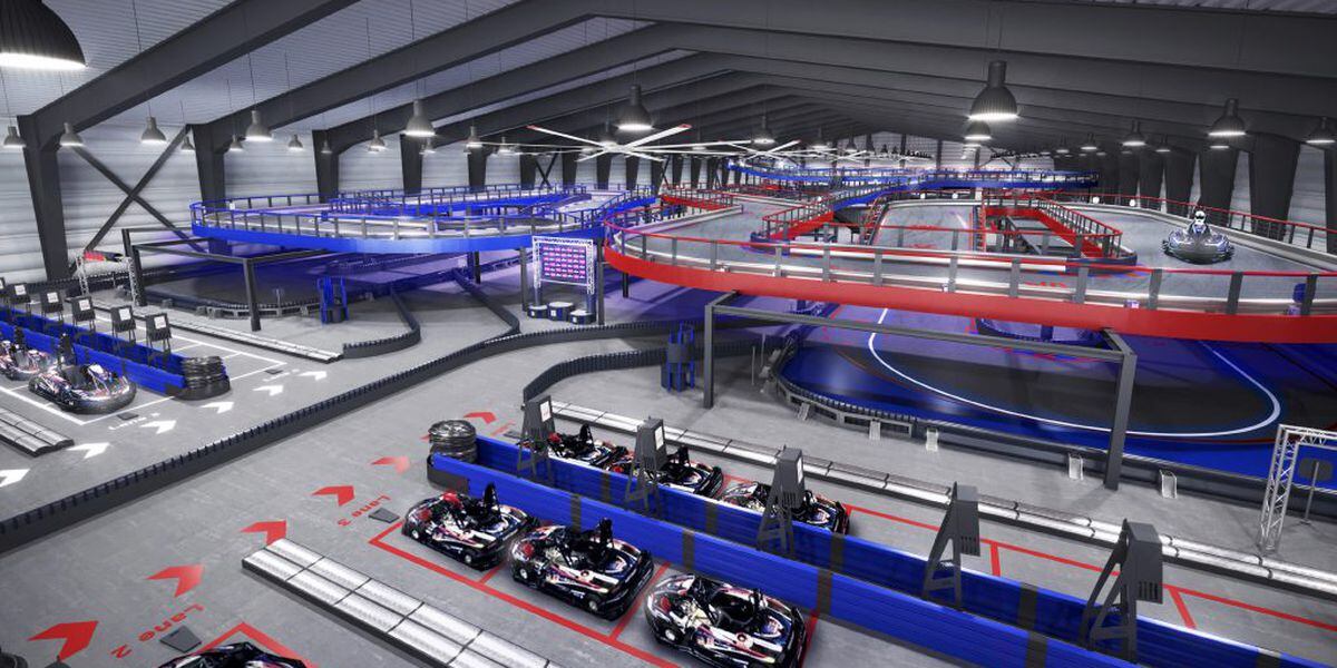 Massive Indoor Go Kart Track Opens In Wrentham